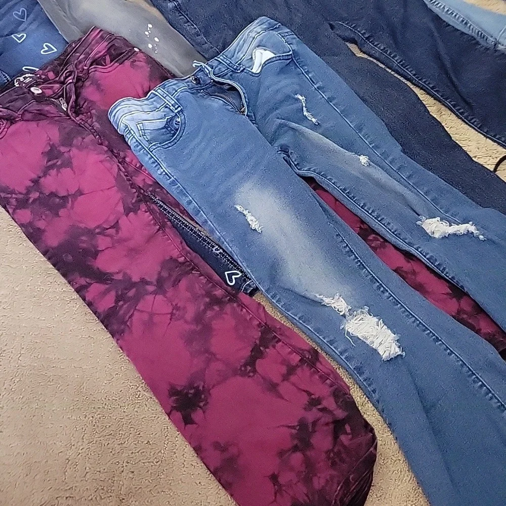 6 GIRLS Denim Jeans size 10!!! - Picture 2 of 9
